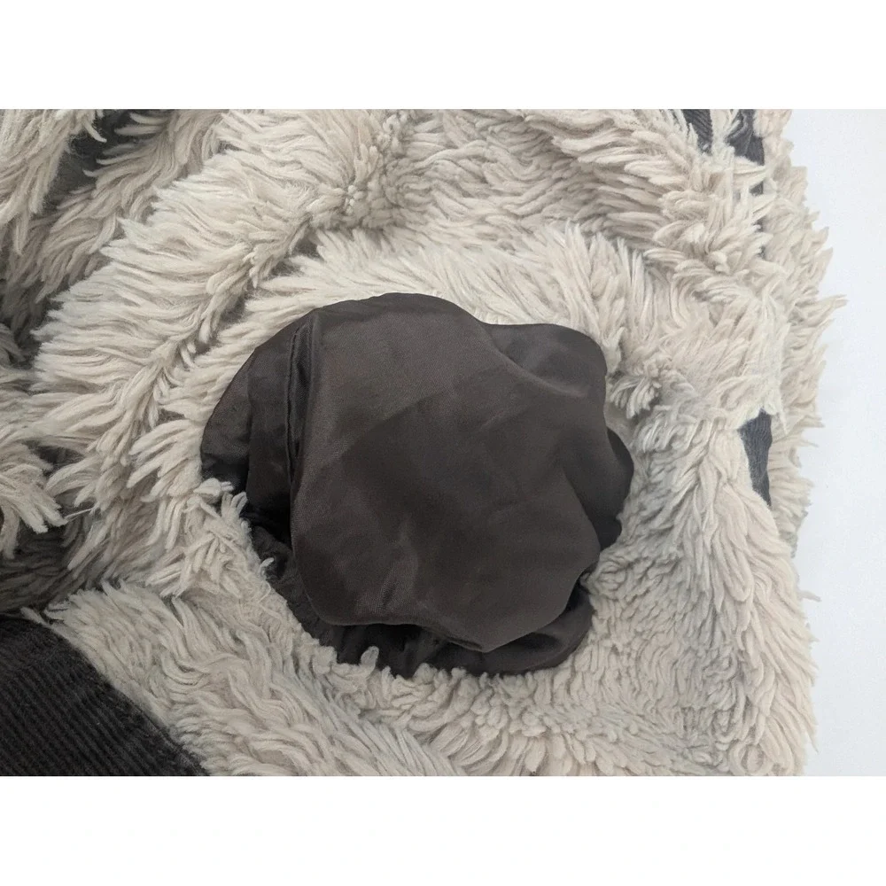 GapKids 1969 Corduroy Sherpa Lined Trucker Jacket‎ Brown Grey Kids Medium 8